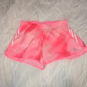 Pink Adidas Climalite Running Shorts